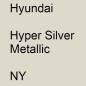 Preview: Hyundai, Hyper Silver Metallic, NY.